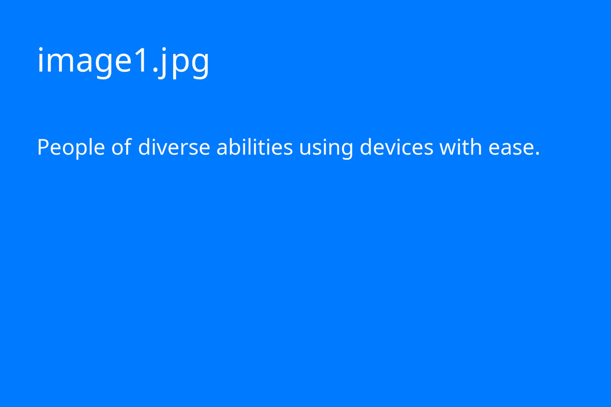 A diverse group of people using various devices with ease, representing accessibility.