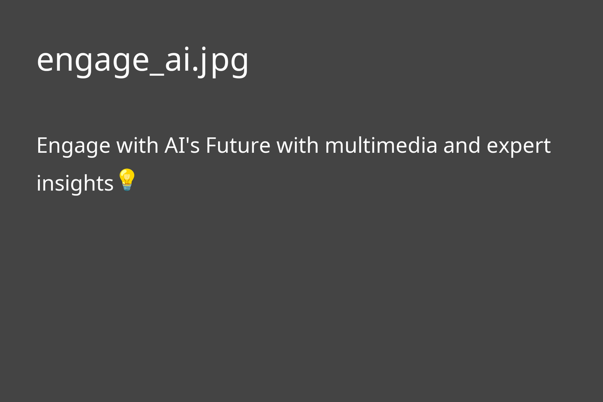 Engage with AI's Future illustration